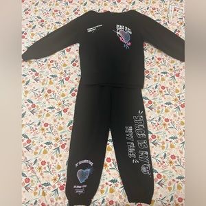 sweatshirt and sweatpants set zara size 8